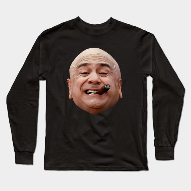 Danny Devito as Mini Me Long Sleeve T-Shirt by Lukasking Tees